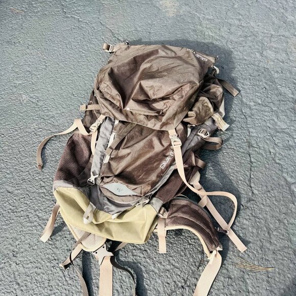 Gregory Savant 58 Backpack Unisex Large 58L Gray Hiking Camping Size Medium - Picture 15 of 16